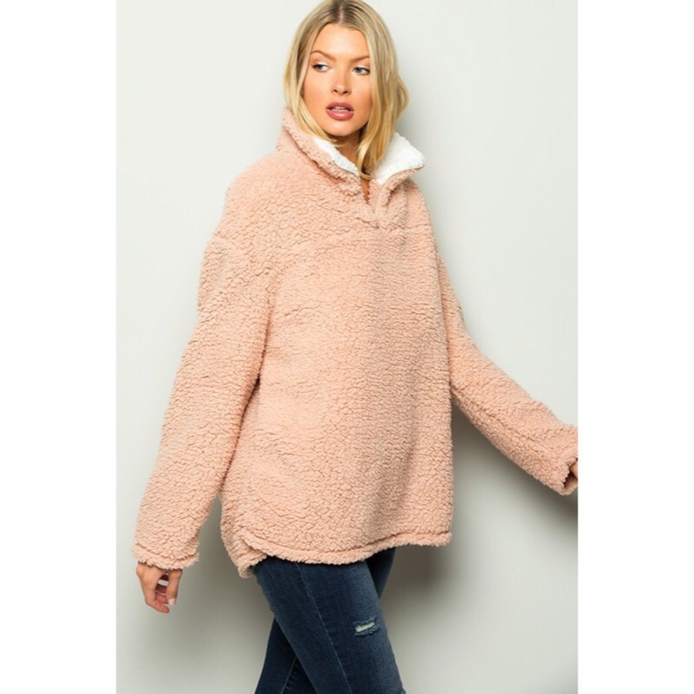 Peachy Pink Pullover - Picture 3 of 7